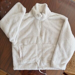 All in Motion Cream Sherpa Jacket